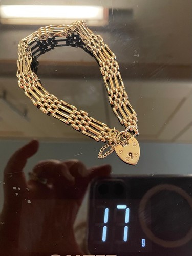 Ladies vintage bar solid 9ct - vintage,