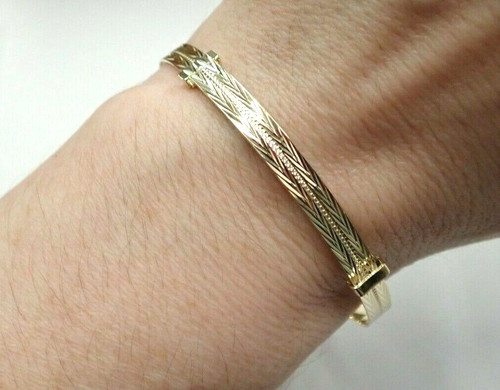 Bangle gold 9ct - bangle,