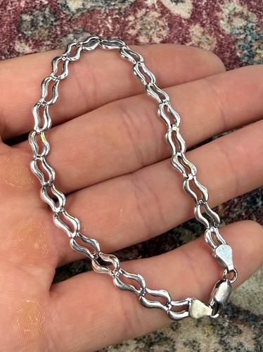 Solid white gold - white, vintage