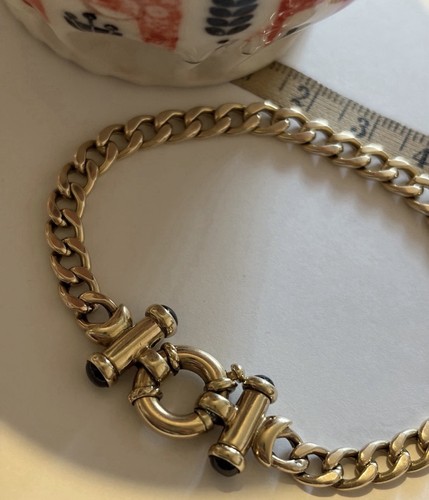 Solid gr vintage curb - 9k, ct,