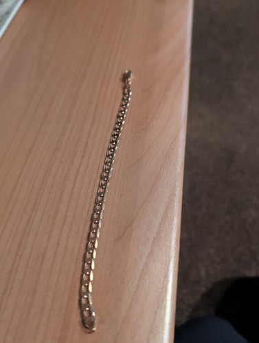 9ct solid gold - solid, curb