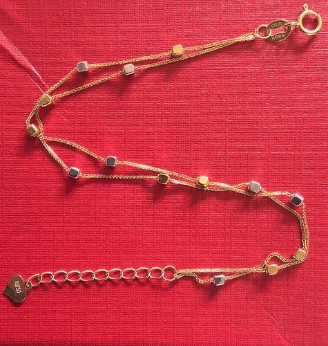 Solid 18ct gold bracelet - solid,