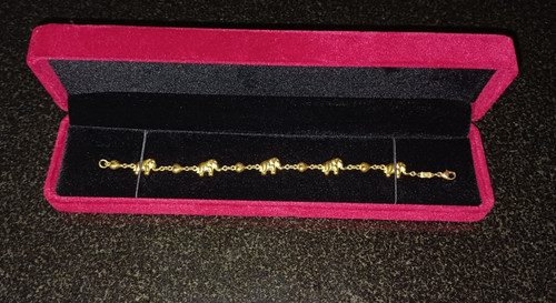 Solid 18ct 18k gold elephant - 18k,