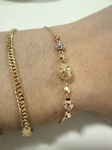Solid 18k gold bracelet - ,