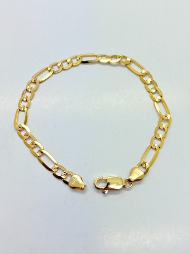 9ct yellow solid gold - 9ct, figaro