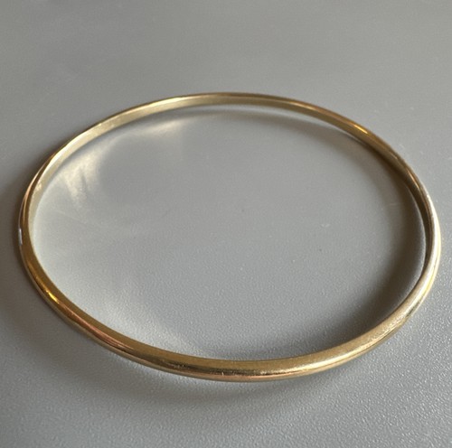 9ct yellow gold 375 bangle - 9ct,