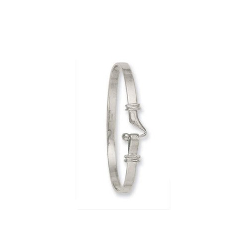 Hook bangle white gold ladies - hook,