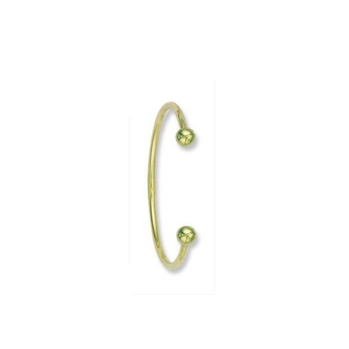Torque bangle solid gold - torque,