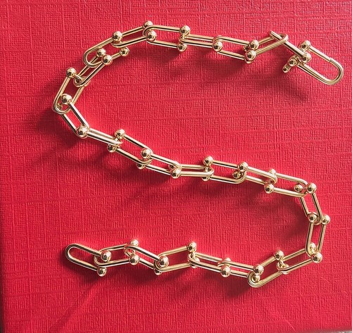 Solid 18ct gold horseshoe link - 18ct,