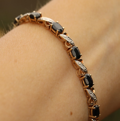 9ct solid yellow - solid, sapphire