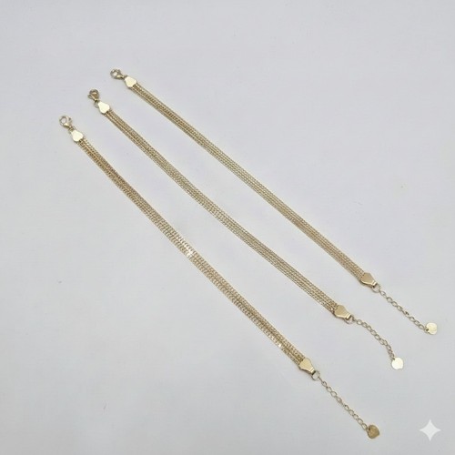 18k solid gold braclet - ,