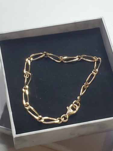 9ct gold bracelet - bracelet, solid