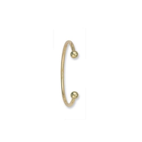 Torque bangle solid gold - bangle,