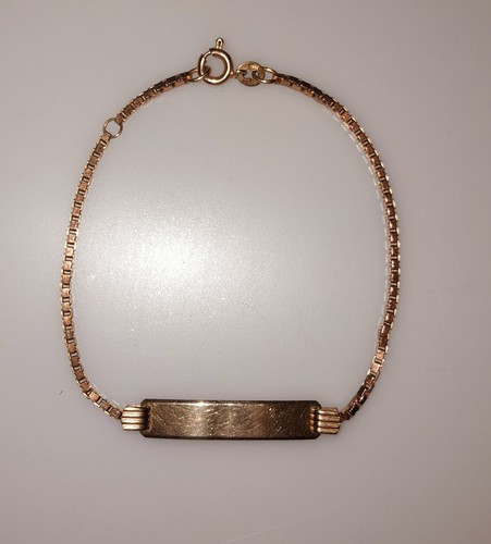 9ct yellow gold bracelet - gold,