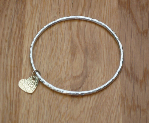 Solid silver and 9ct - solid,