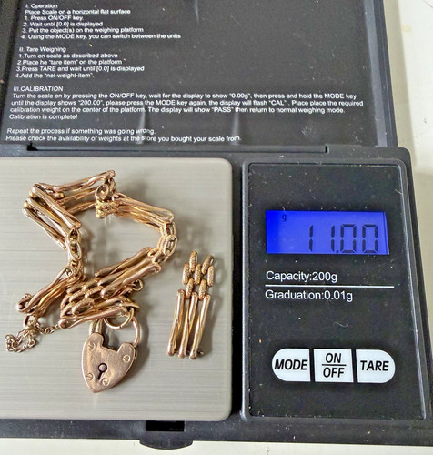 Vintage solid 9ct - solid, gold