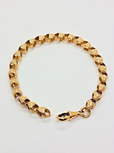 9ct yellow solid gold tulip - yellow,