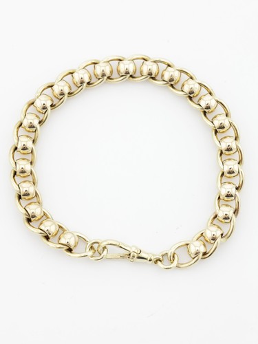 Thick gold rollerball bracelet - thick,