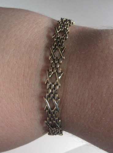 Gold bracelet 18cm 9ct - gold,