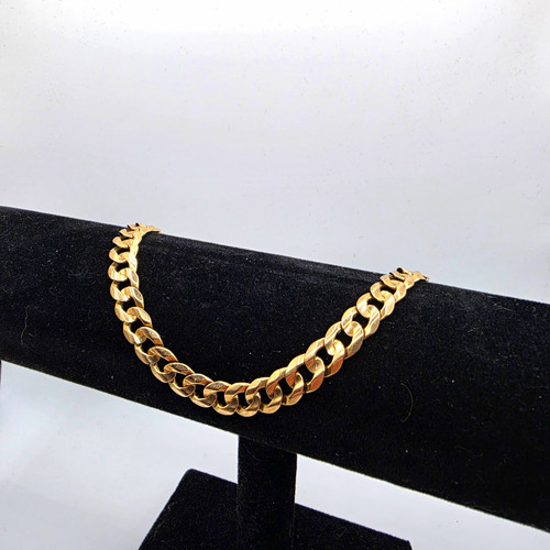 9ct gold curb link - 9ct,