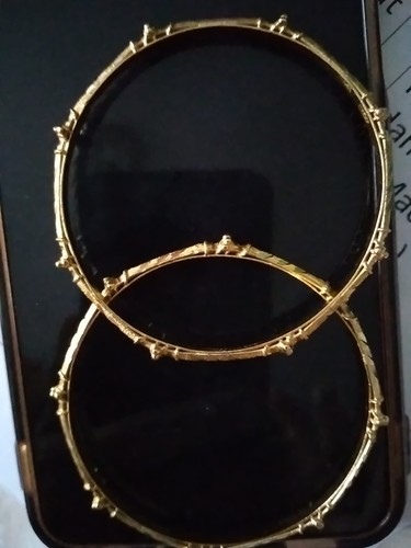 Gold bangles 87grams - gold,
