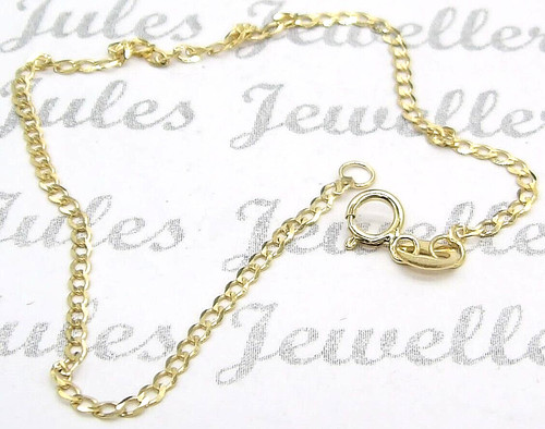 9ct gold bracelet inch - bracelet, 7.25