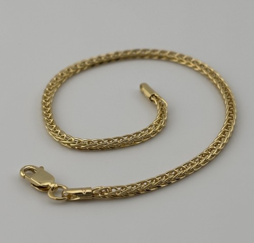9ct yellow gold square spiga - 9ct,