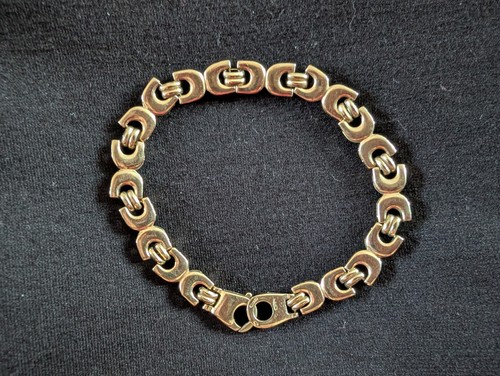 9ct solid yellow gold bracelet - 9ct,