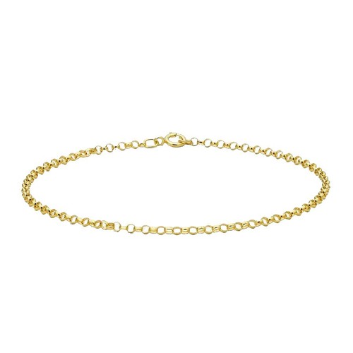 Solid 9ct yellow gold belcher - yellow,