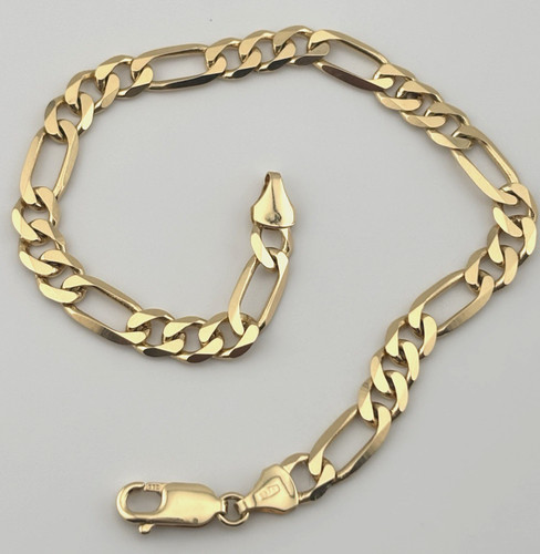 9ct yellow gold solid gents - 9ct,