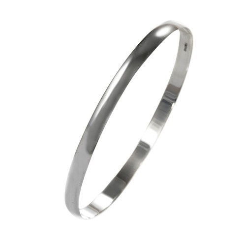 Gold solid slave bangle 5mm - slave,